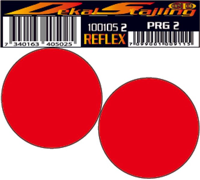 Huvudbild Rund reflex röd