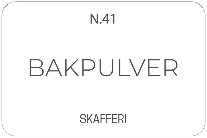 Huvudbild Bakpulver 60X40mm